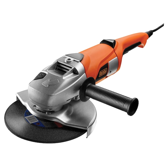 Pulidora angular Black+Decker KG2000 de 9 pulgadas y 2000 W