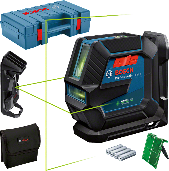 Nivel láser Bosch Professional GLL 2-15 G
